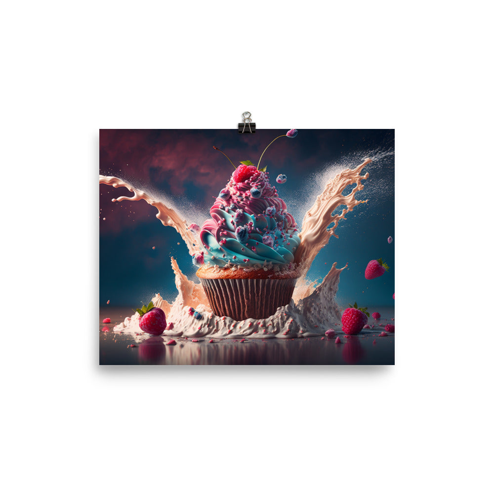 Cupcake photo paper poster - Posterfy.AI