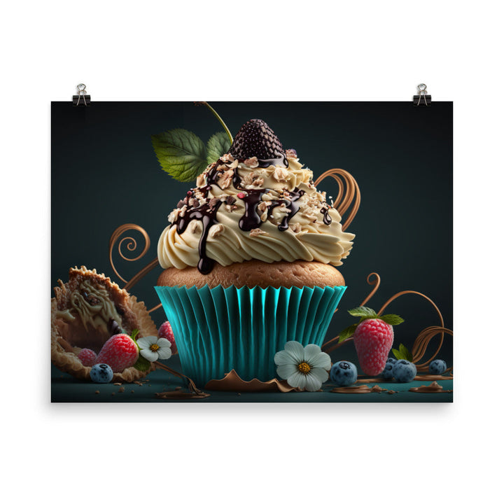 Cupcake photo paper poster - Posterfy.AI