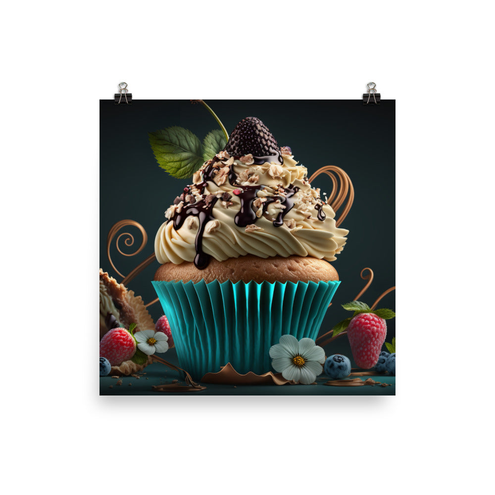 Cupcake photo paper poster - Posterfy.AI