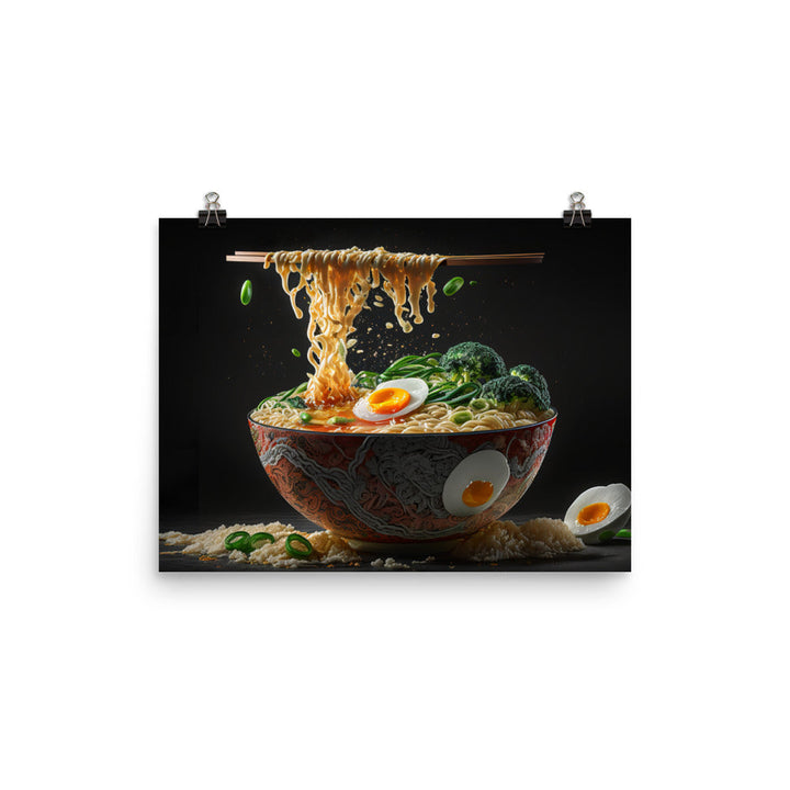 Japanese ramen noodle photo paper poster - Posterfy.AI