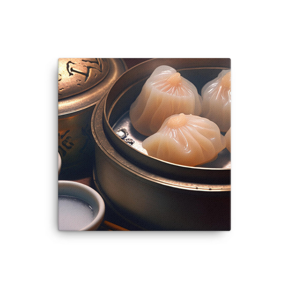 Shrimp Dumpling 蝦餃 canvas - Posterfy.AI
