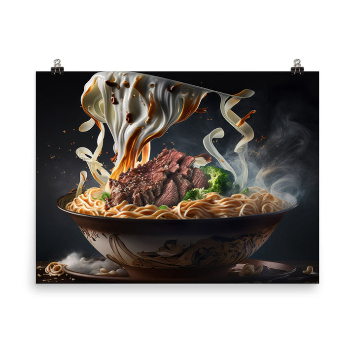 Taiwan Beef Noodle 台灣牛肉麵 photo paper poster - Posterfy.AI