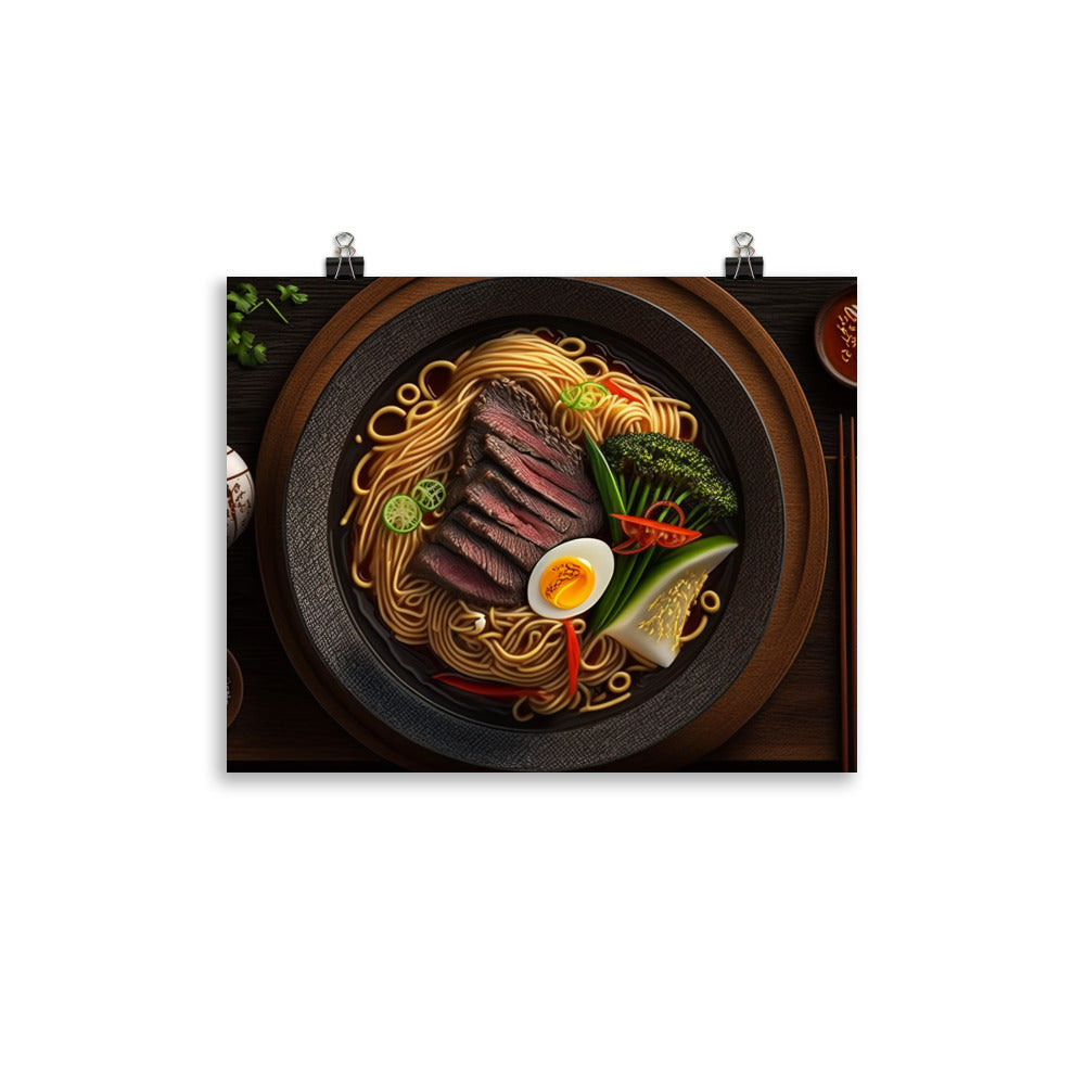 Taiwan Beef Noodle 台灣牛肉麵 photo paper poster - Posterfy.AI