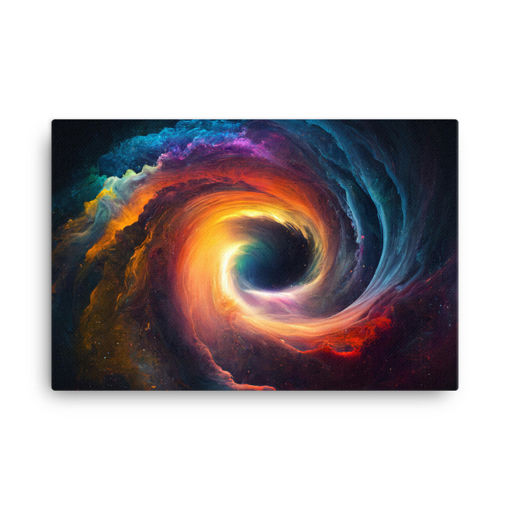The galaxy in RGB color canvas - Posterfy.AI