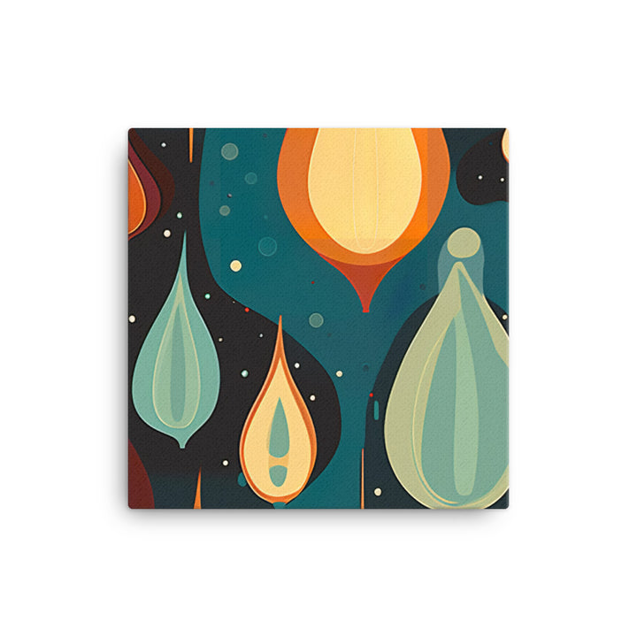 Droplet Pattern canvas - Posterfy.AI