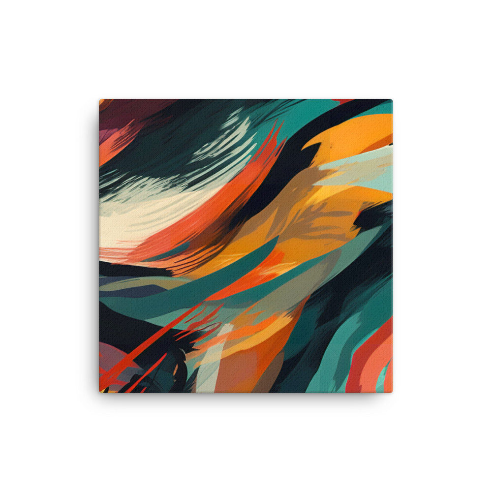 Brushstroke Pattern canvas - Posterfy.AI