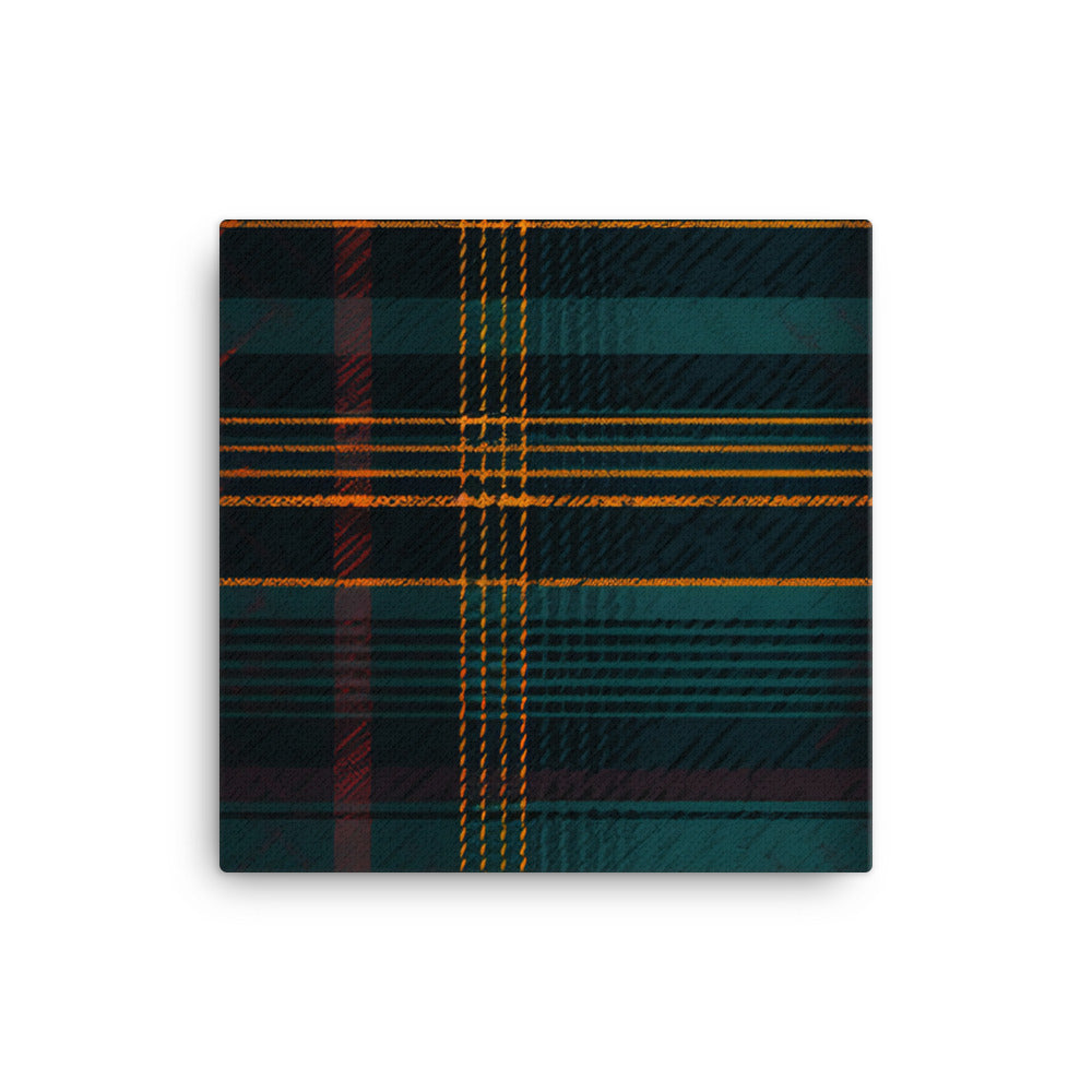 Tartan Pattern canvas - Posterfy.AI