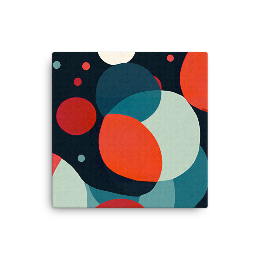 Polka dots Pattern canvas - Posterfy.AI