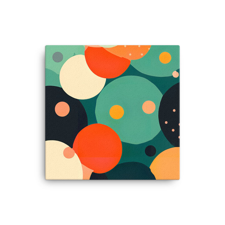 Polka dots Pattern canvas - Posterfy.AI