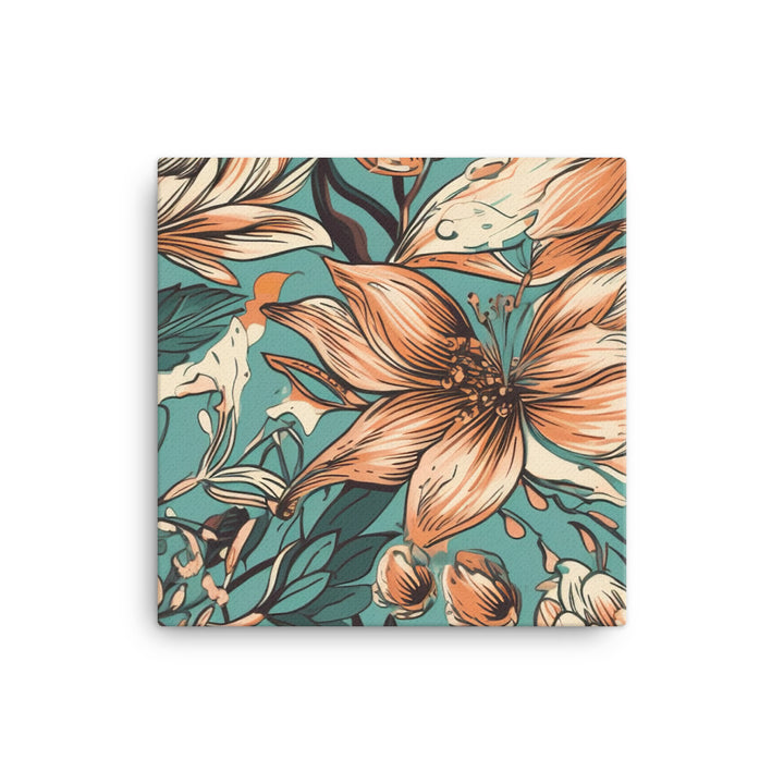Floral Pattern canvas - Posterfy.AI