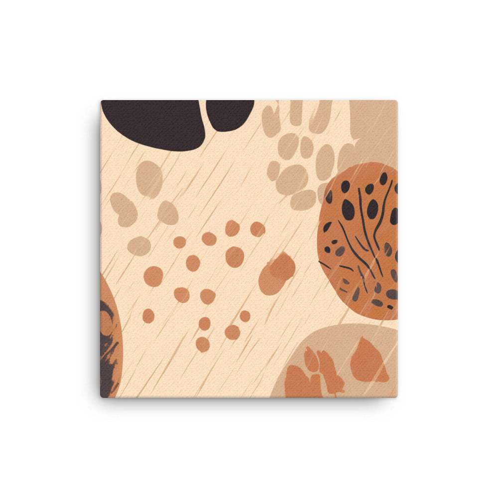 Paw Prints Pattern canvas - Posterfy.AI