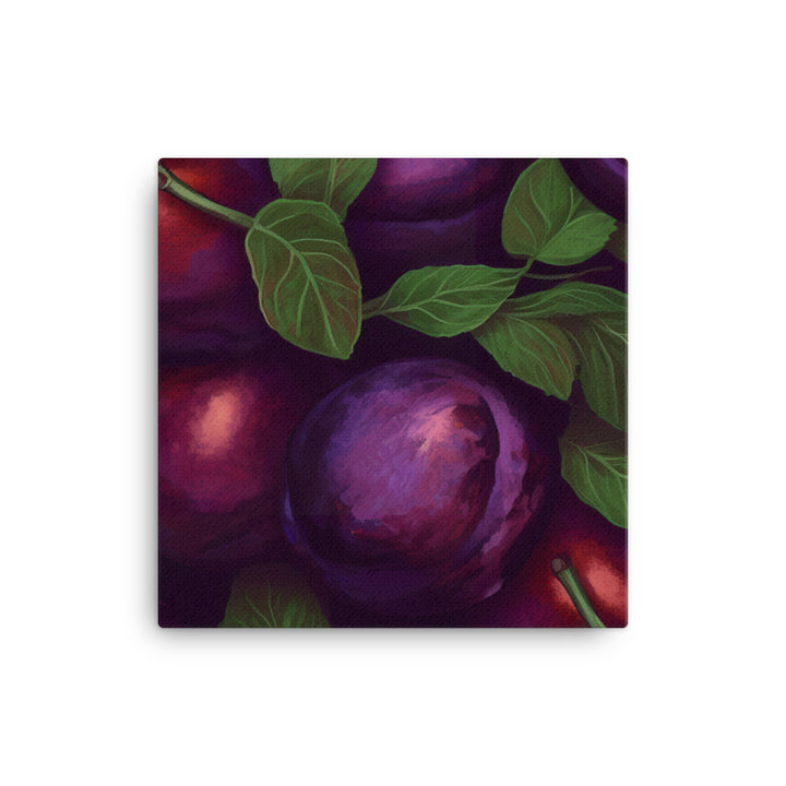 Plums Pattern canvas - Posterfy.AI