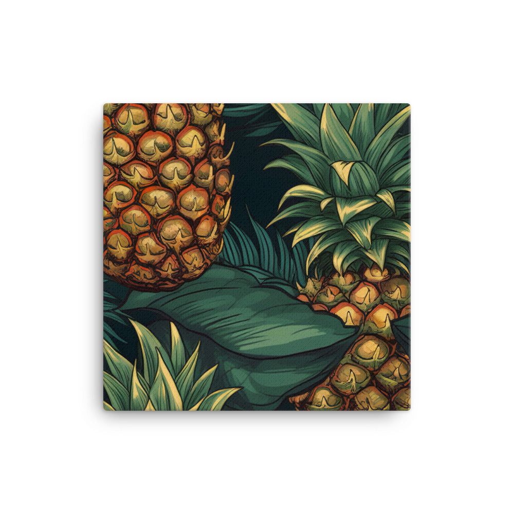 Pineapples Pattern canvas - Posterfy.AI