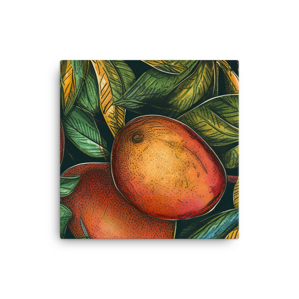 Mangoes Pattern canvas - Posterfy.AI