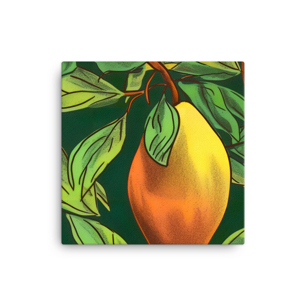 Mangoes Pattern canvas - Posterfy.AI