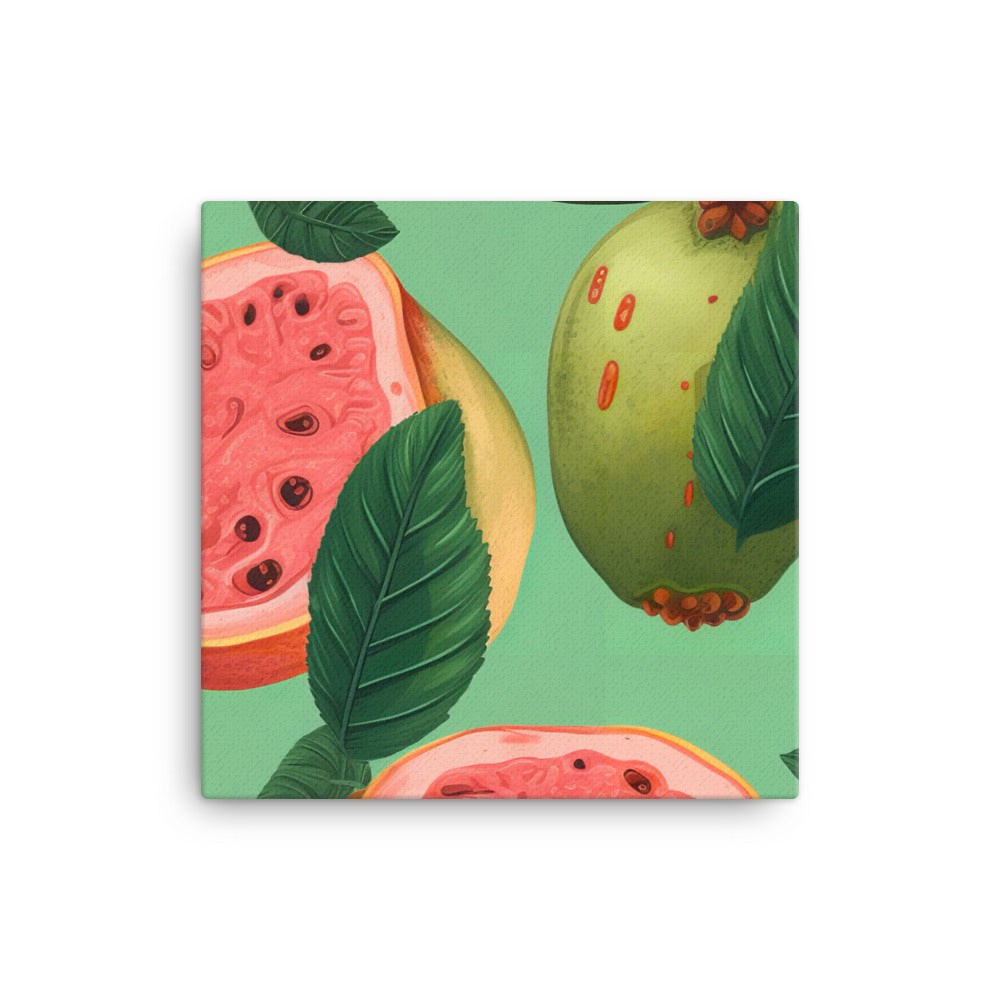 Guava Pattern canvas - Posterfy.AI