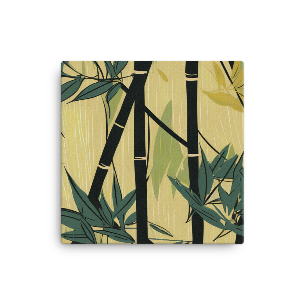Bamboo Pattern canvas - Posterfy.AI