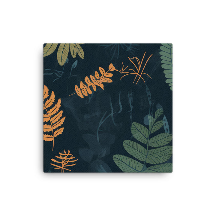 Ferns Pattern canvas - Posterfy.AI