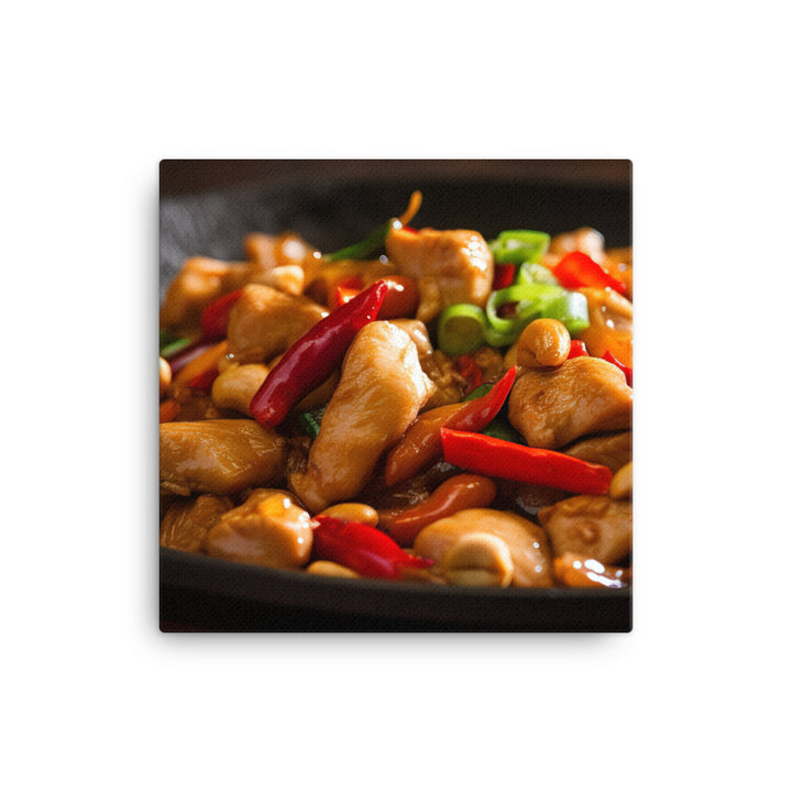 Kung Pao Chicken 宮保雞丁 canvas - Posterfy.AI