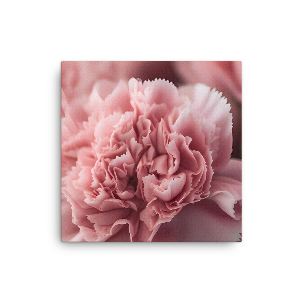 Delicate Pink Carnations canvas - Posterfy.AI