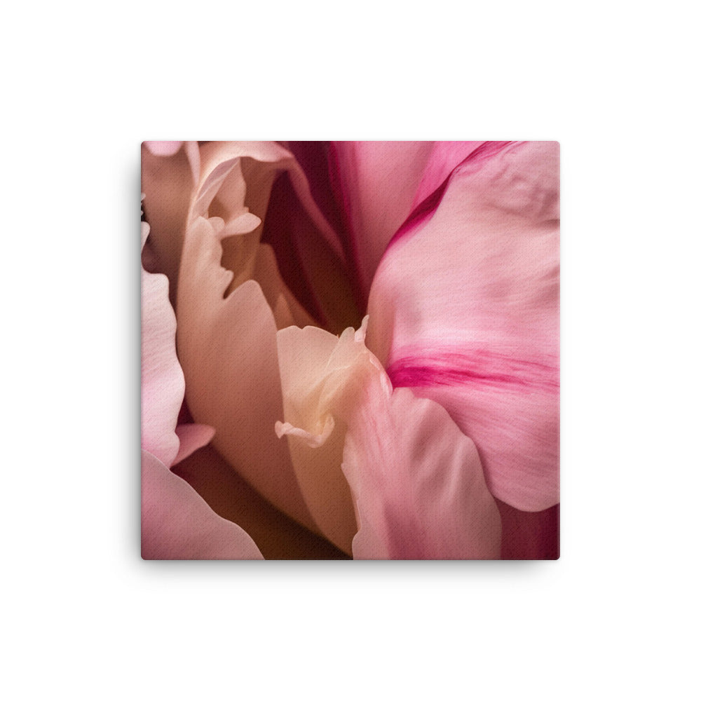 Capturing the Peony Petals canvas - Posterfy.AI