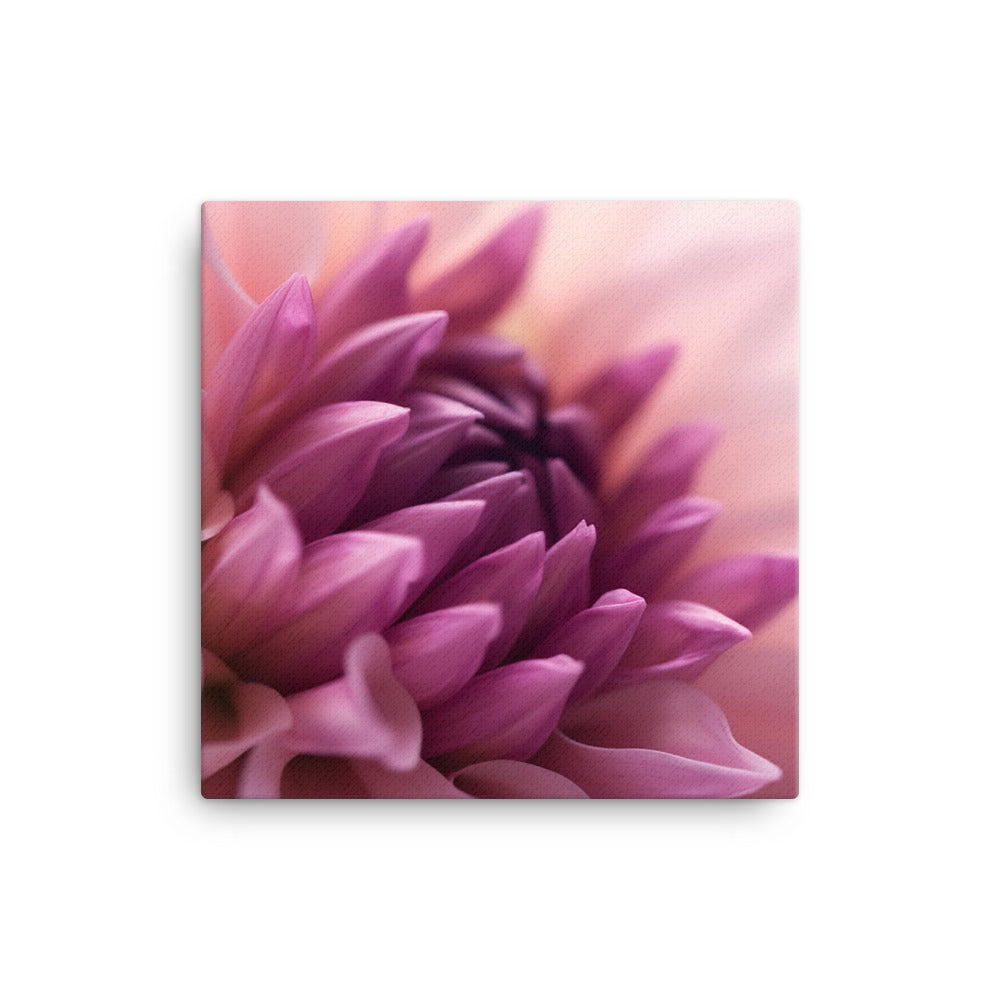 Pink Dahlia in Soft Focus canvas - Posterfy.AI