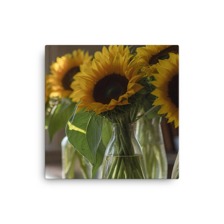 Sunflower Bouquet canvas - Posterfy.AI