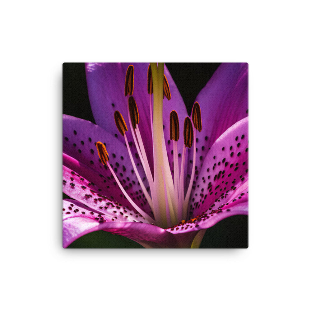 Purple Lily at Dawn canvas - Posterfy.AI