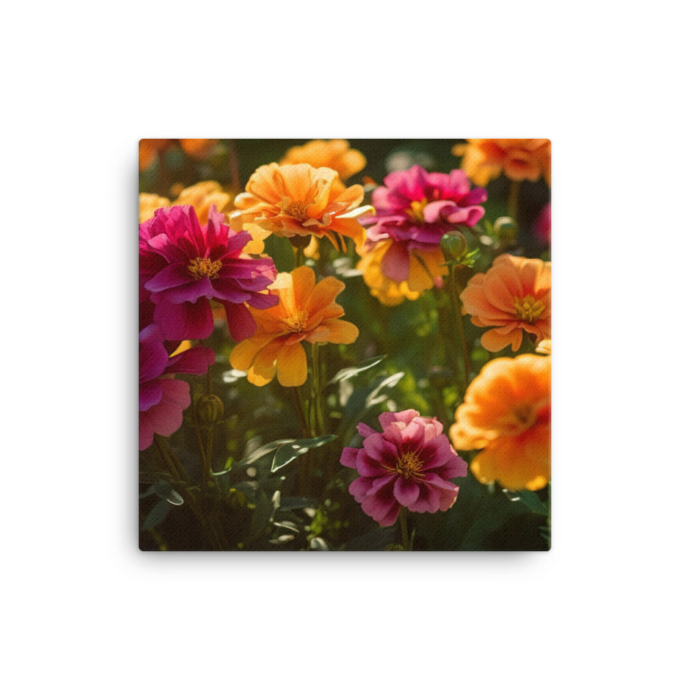 Sun Kissed Blooms canvas - Posterfy.AI