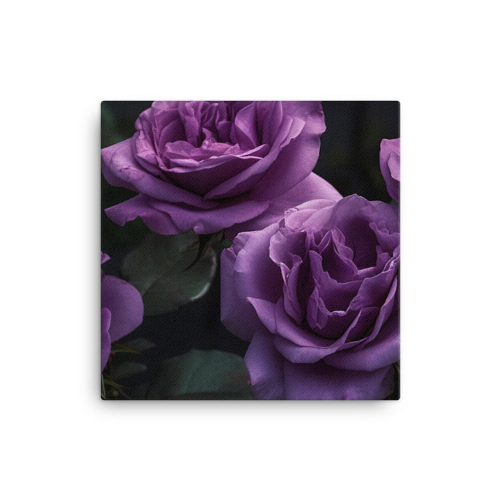 Regal Purple Roses canvas - Posterfy.AI