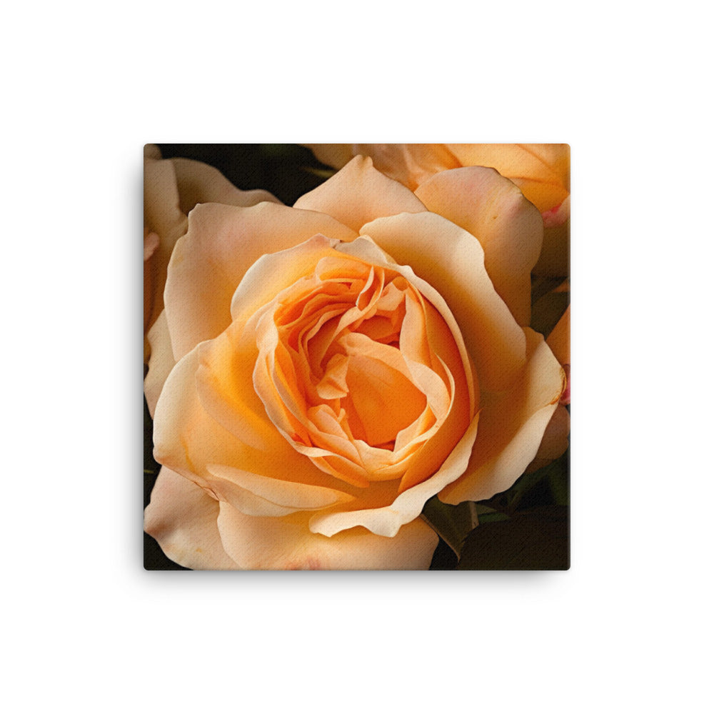 Lively Orange Roses canvas - Posterfy.AI