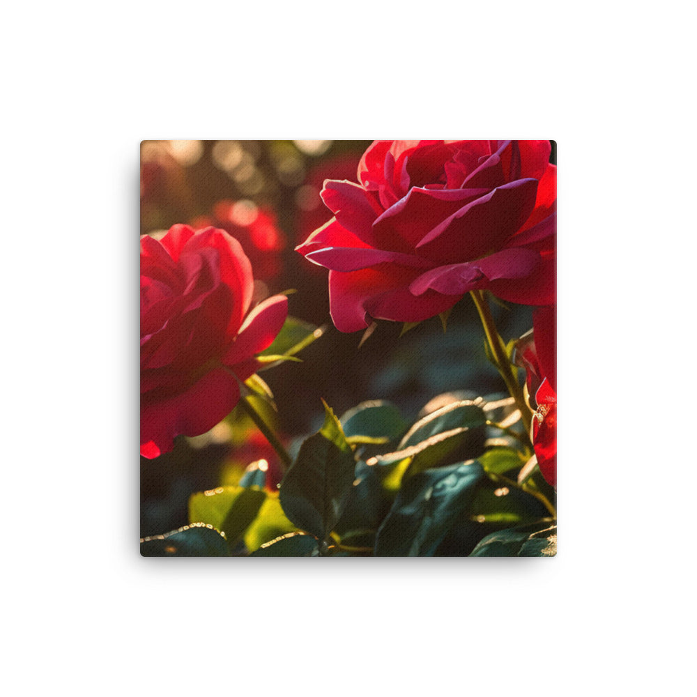 A Sea of Red Roses canvas - Posterfy.AI