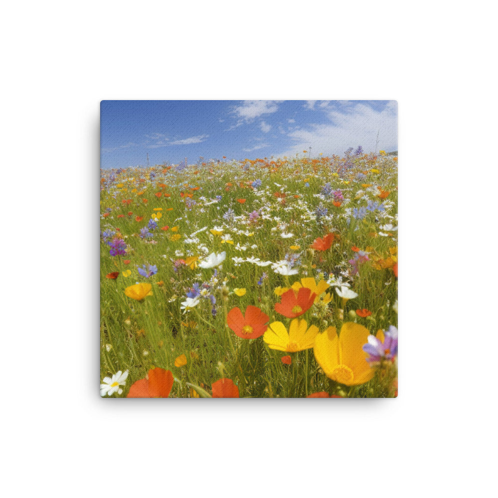 Wildflower Wonderland canvas - Posterfy.AI