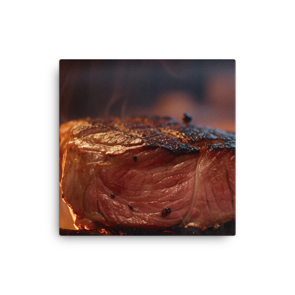 Sizzling Grill canvas - Posterfy.AI