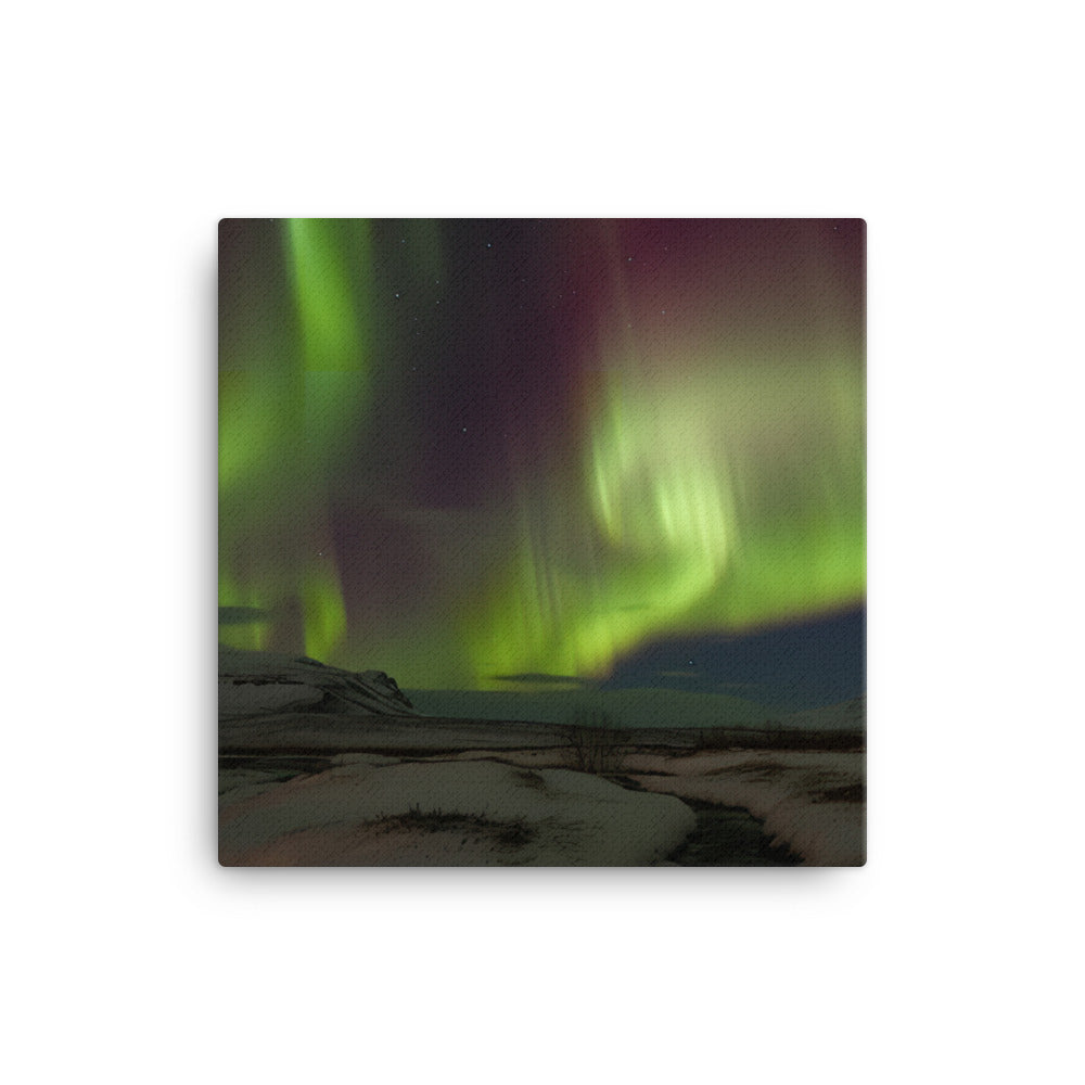 Northern Lights Adventure canvas - Posterfy.AI