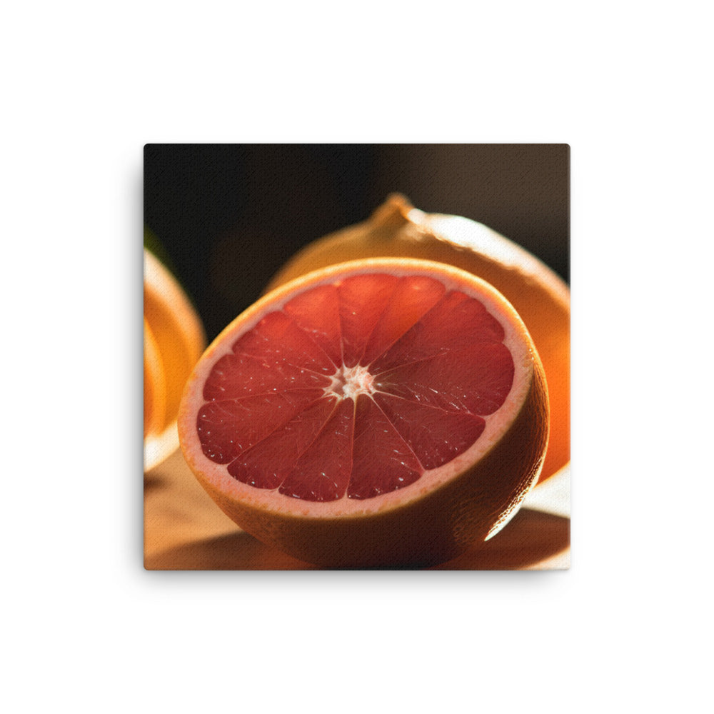 Pink Citrus Sunrise canvas - Posterfy.AI