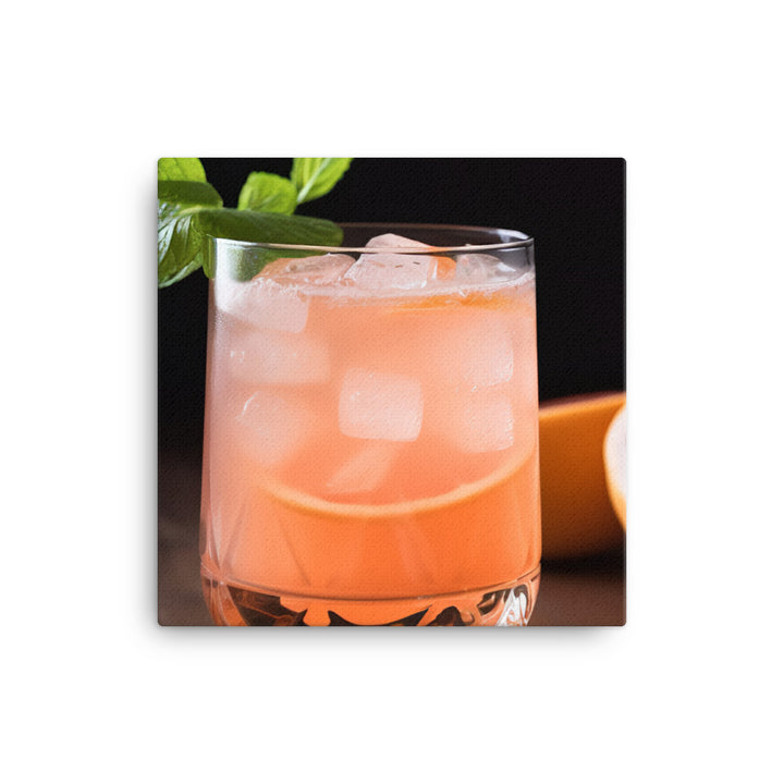 Grapefruit Mocktail canvas - Posterfy.AI