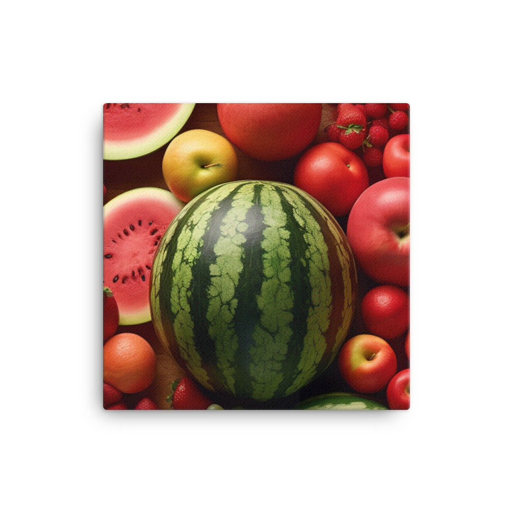 Watermelon Fruitscape canvas - Posterfy.AI