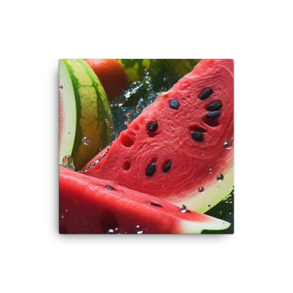 Watermelon Fruitscape canvas - Posterfy.AI