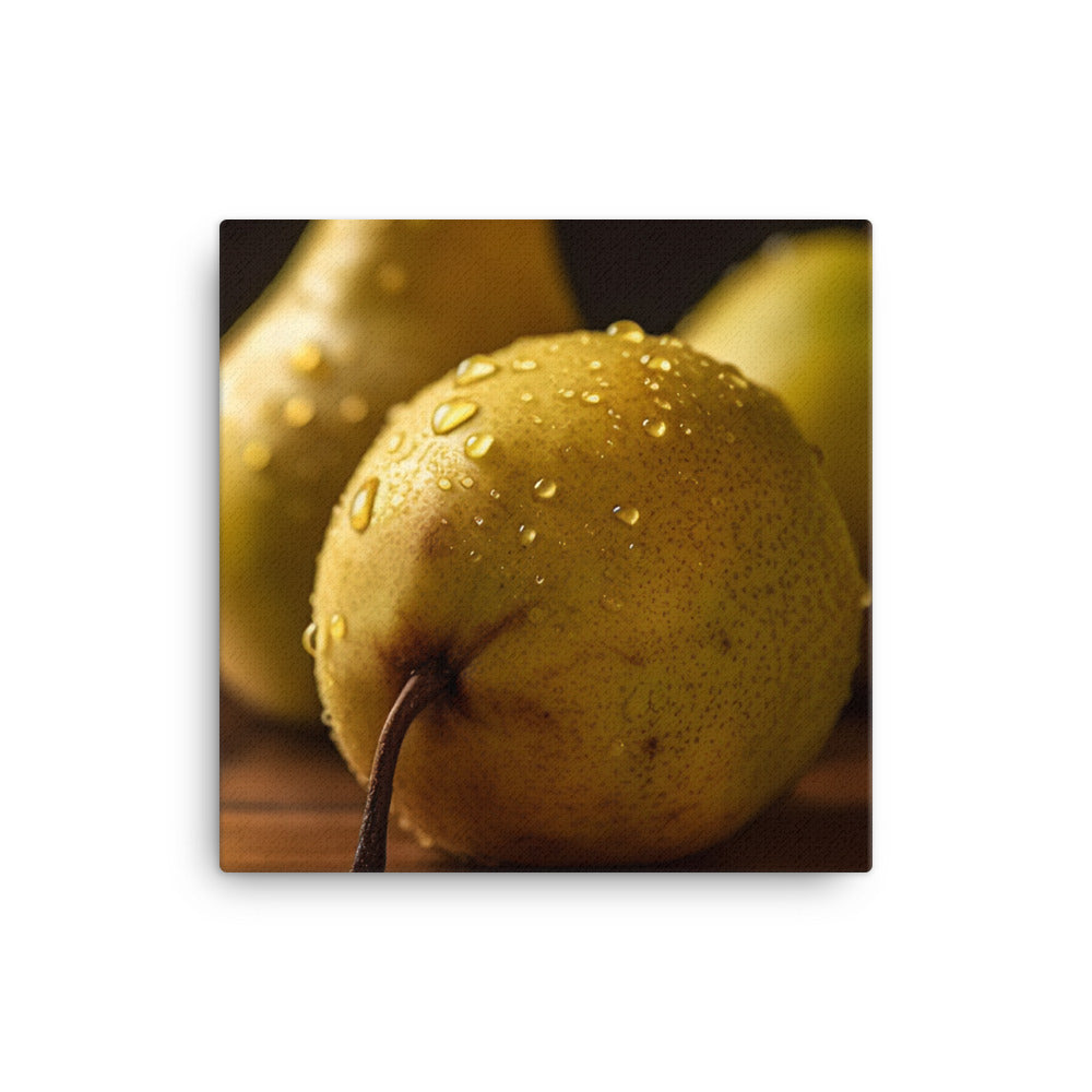 Golden Delicious Pears canvas - Posterfy.AI