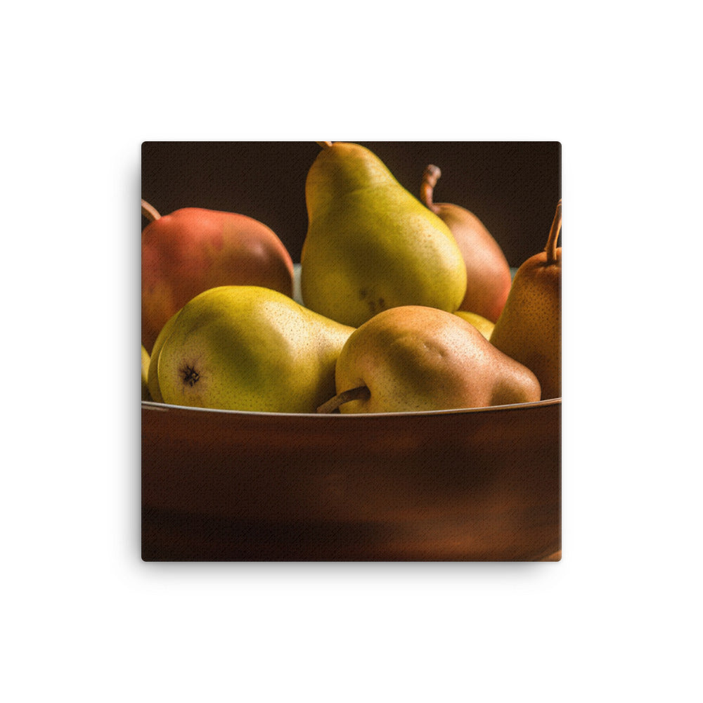 Bartlett Pears canvas - Posterfy.AI