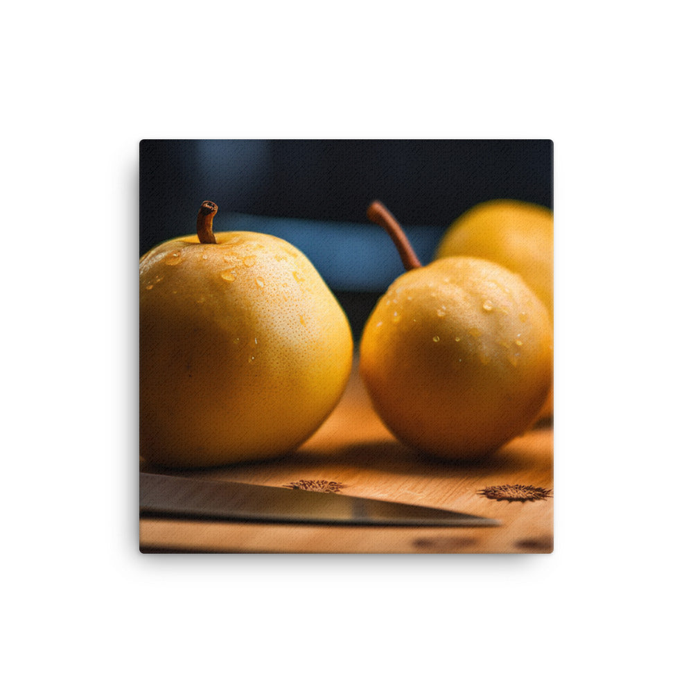 Asian Pears canvas - Posterfy.AI