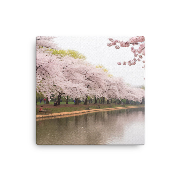 Cherry Blossom Dreams canvas - Posterfy.AI