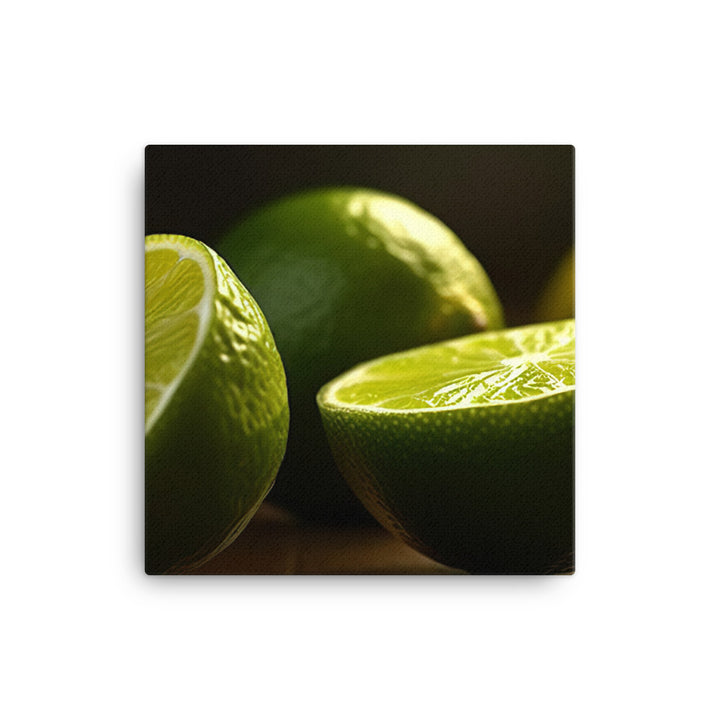 Zesty Limes canvas - Posterfy.AI