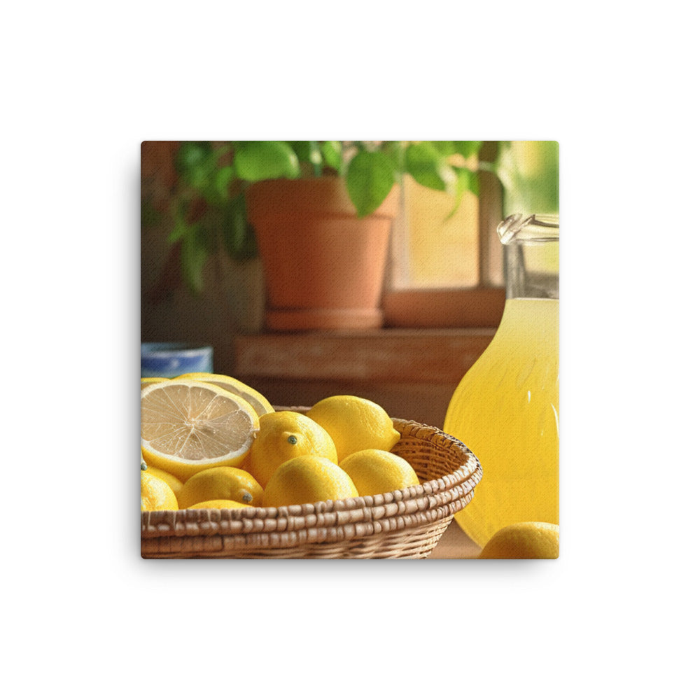Lemonade Stand canvas - Posterfy.AI