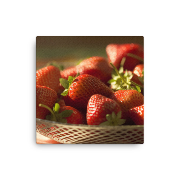 Strawberry canvas - Posterfy.AI