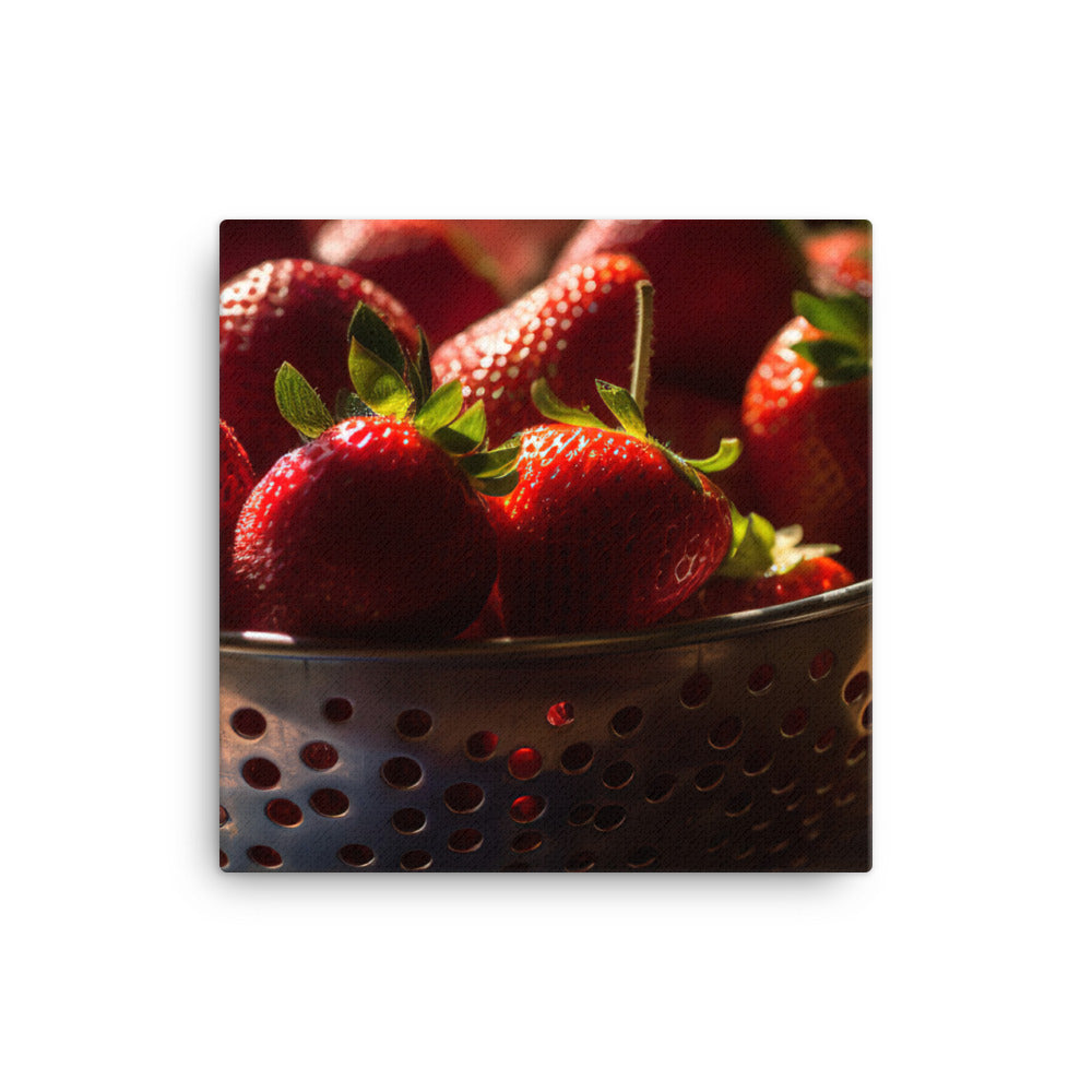 Strawberry canvas - Posterfy.AI