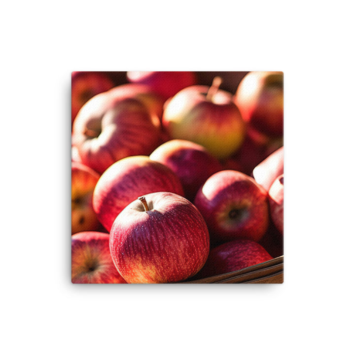 The Beauty of Fresh Apples canvas - Posterfy.AI