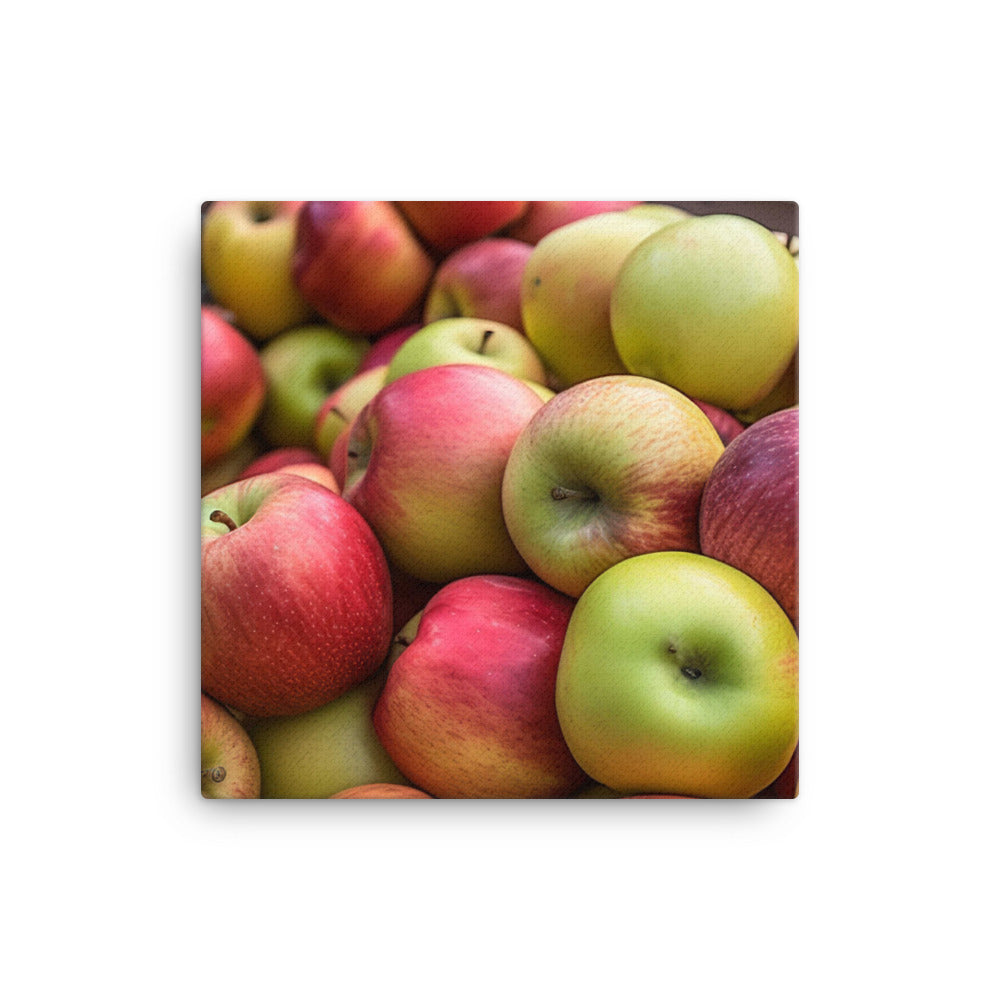 The Beauty of Fresh Apples canvas - Posterfy.AI