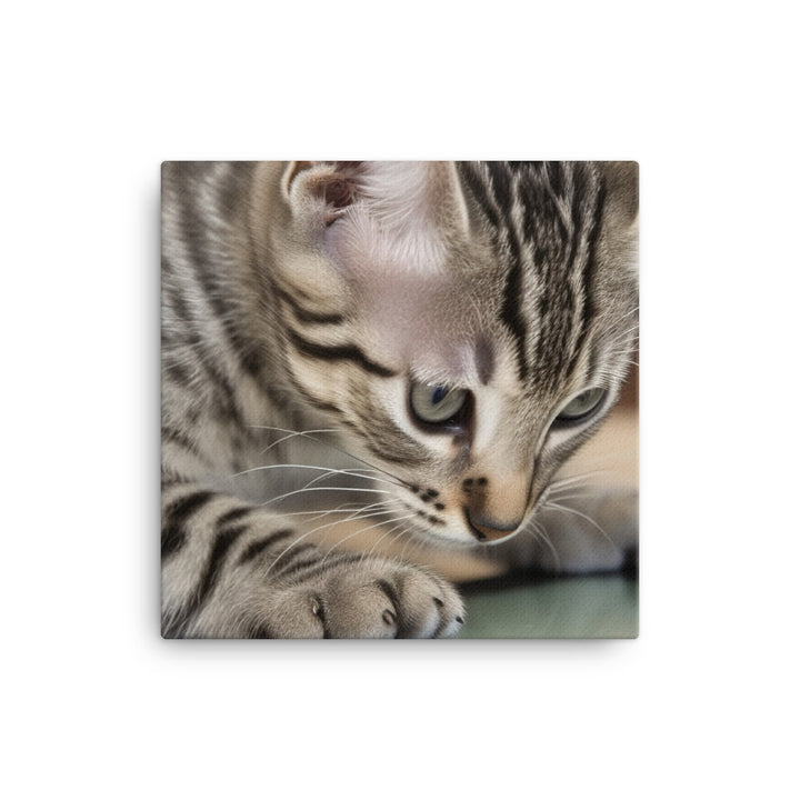 Adorable Egyptian Mau canvas - Posterfy.AI